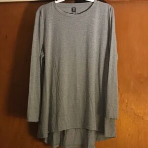 Shein Curve Long Sleeve Hilo Tunic